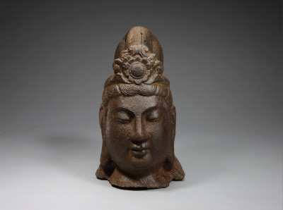 图片[1]-Iron Bodhisattva Head-China Archive